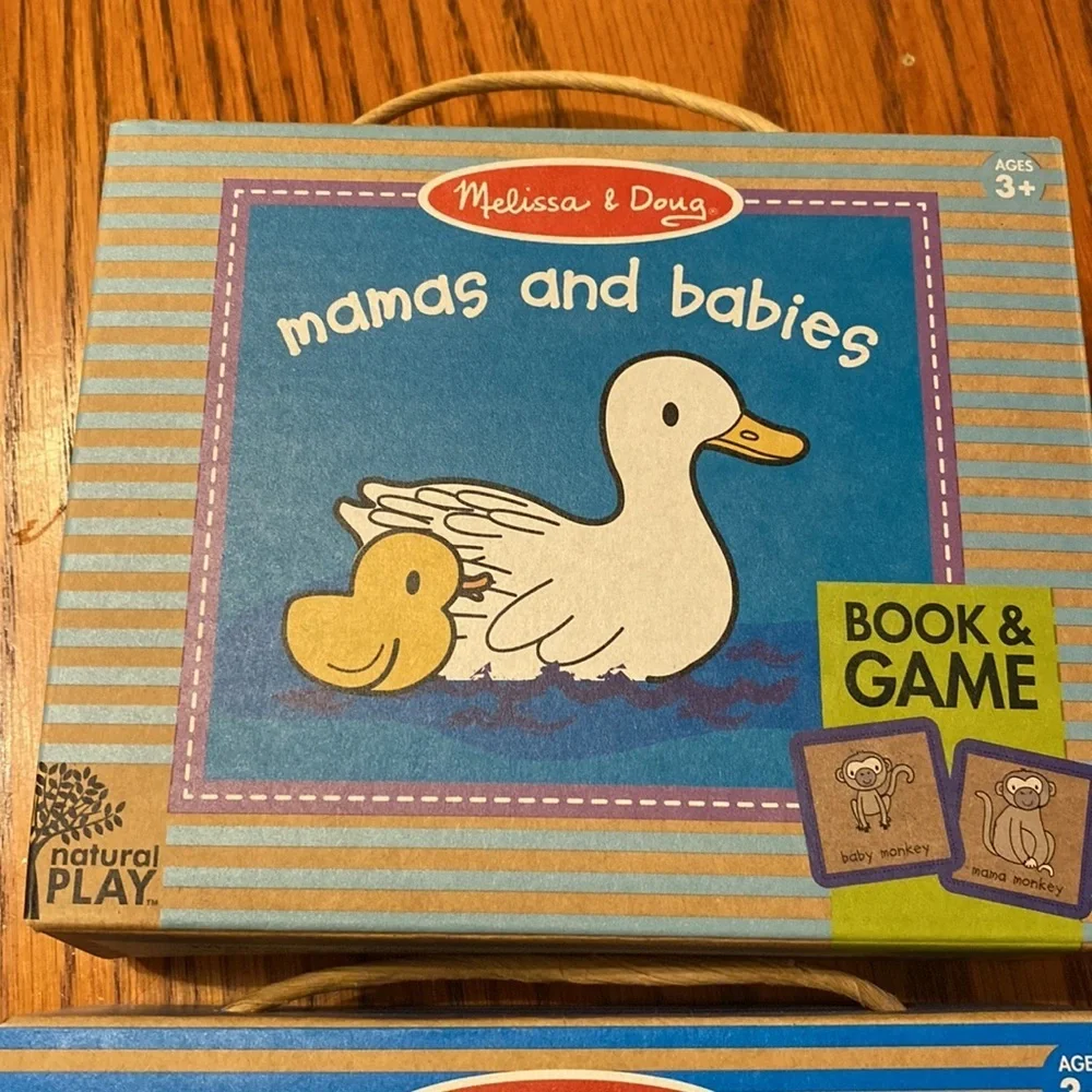 Melissa & Doug Natural Play Book & Puzzle/Game Mamas and Babies Deep Blue Sea